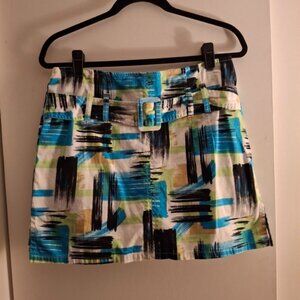 Bamboo Traders Stylish Women's Abstract Print Skort
